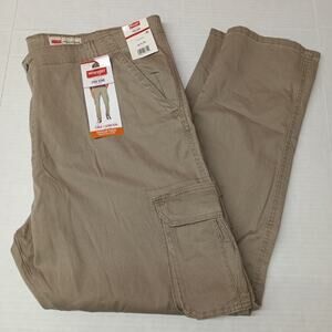 Wrangler Regular Fit Cargo Pants Men’s Size 42x30 Beige